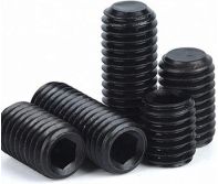 LN Grub Bolt | Headless Full Thread Stainless Steel Fasteners for Construction Machinery Structural Embedding Applications | Black Polished Corrosion Resistant High Grip Strength